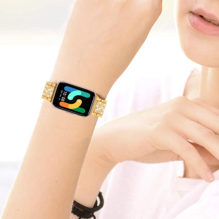 Cinturino per orologio in acciaio inossidabile con diamanti xDfind, For Samsung Galaxy Watch Ultra / Ultra 2025, For Samsung Galaxy Watch8 / Watch8 Classic, For Samsung Galaxy Watch7 / FE / 6 / 5 / 4, For Samsung Galaxy Fit3