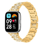 Cinturino per orologio in acciaio inossidabile con diamanti xDfind, For Xiaomi Band 10 Pro / 9 Pro / Redmi Watch 6, For Xiaomi Smart Band 10 / 9 / 8 / NFC 14mm, For Redmi Watch 3 Active / Lite 20mm, For Redmi Watch 3 20mm