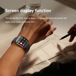Smartwatch sportivo U17 con schermo curvo ultrasottile da 1,85 pollici e certificazione IP68.