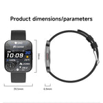 Smartwatch sportivo U17 con schermo curvo ultrasottile da 1,85 pollici e certificazione IP68.