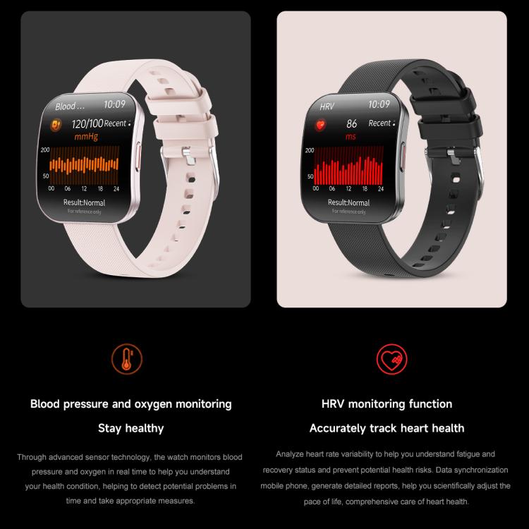 Smartwatch sportivo U17 con schermo curvo ultrasottile da 1,85 pollici e certificazione IP68.