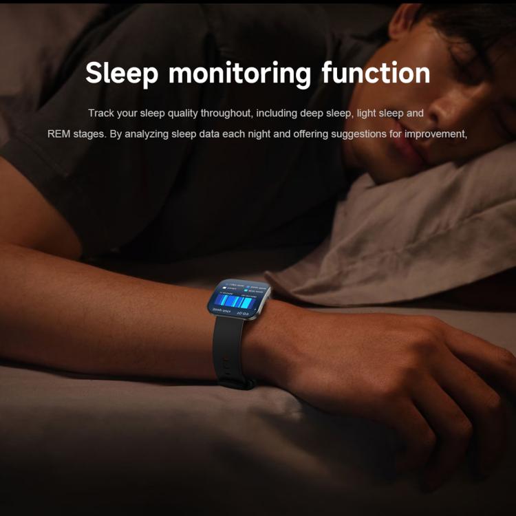 Smartwatch sportivo U17 con schermo curvo ultrasottile da 1,85 pollici e certificazione IP68.