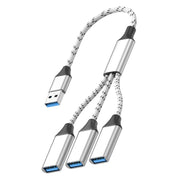 3 in 1 OTG Expander Splitter Dock Station, USB-A to USB-A, USB-C / Type-C to USB-A