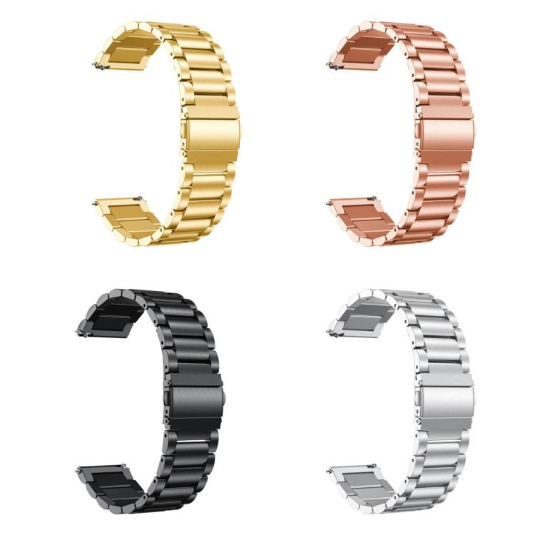 Cinturino per orologio in metallo a sgancio rapido xDfind con tre perline, 12mm