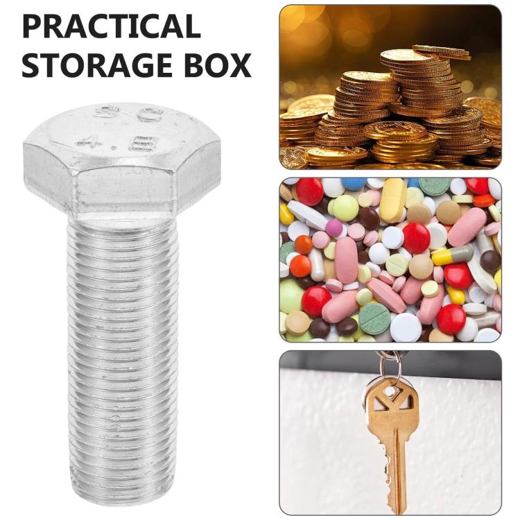 Contenitore portatile esagonale a vite per medicinali e pillole, Hexagonal Screw Pill Storage Tank