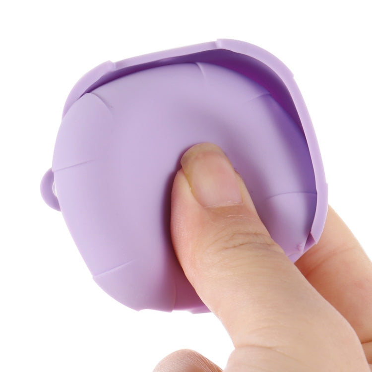 Custodia protettiva per auricolari in silicone anticaduta per Samsung Galaxy Buds Live con gancio