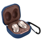 Custodia protettiva per auricolari in silicone anticaduta per Samsung Galaxy Buds Live con gancio