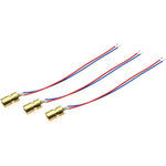 10 pezzi/confezione Testina laser a diodo regolabile Modulo laser a punto rosso, 5V, 3V