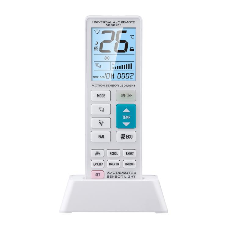 CHUNGHOP K-2268E Universal Air Conditioner Remote Control with LED Sensor Light, K-2268E