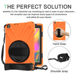 Custodia in silicone con cinturino per Samsung Galaxy Tab