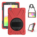 Custodia in silicone con cinturino per Samsung Galaxy Tab