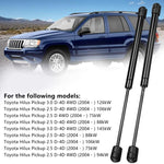 Confezione da 2 pezzi, 325 mm, ARB Tettuccio di supporto per lunotto posteriore, ammortizzatori in vetro 1921VR, For Toyota Hilux Iii Vii