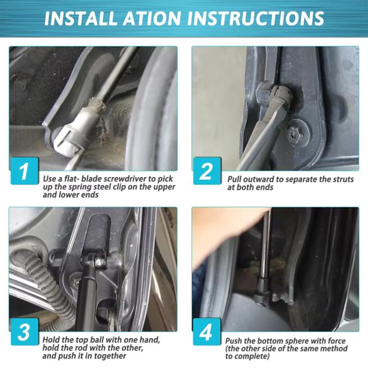 2 pezzi/confezione Supporti per portellone posteriore Ammortizzatori Molle Smorzatori Leva idraulica, For BMW E90