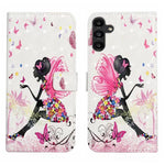 Custodia per telefono in pelle con disegno 3D in rilievo a olio, For Samsung Galaxy A17 5G, For Samsung Galaxy A07 5G