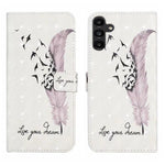 Custodia per telefono in pelle con disegno 3D in rilievo a olio, For Samsung Galaxy A17 5G, For Samsung Galaxy A07 5G