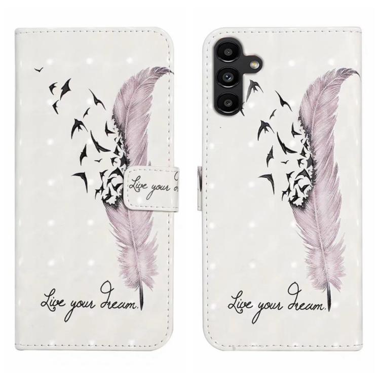 Custodia per telefono in pelle con disegno 3D in rilievo a olio, For Samsung Galaxy A17 5G, For Samsung Galaxy A07 5G