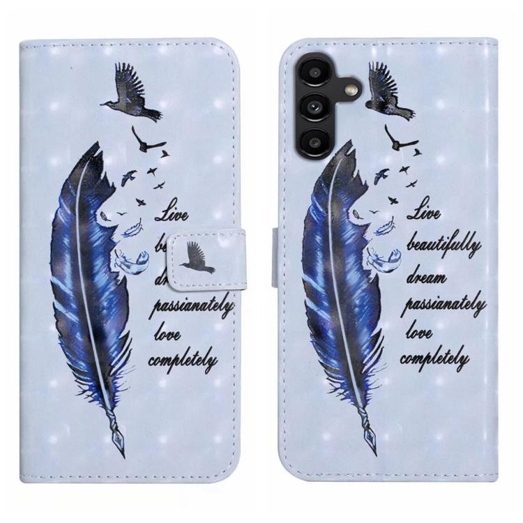 Custodia per telefono in pelle con disegno 3D in rilievo a olio, For Samsung Galaxy A17 5G, For Samsung Galaxy A07 5G