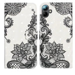 Custodia per telefono in pelle con disegno 3D in rilievo a olio, For Samsung Galaxy A17 5G, For Samsung Galaxy A07 5G