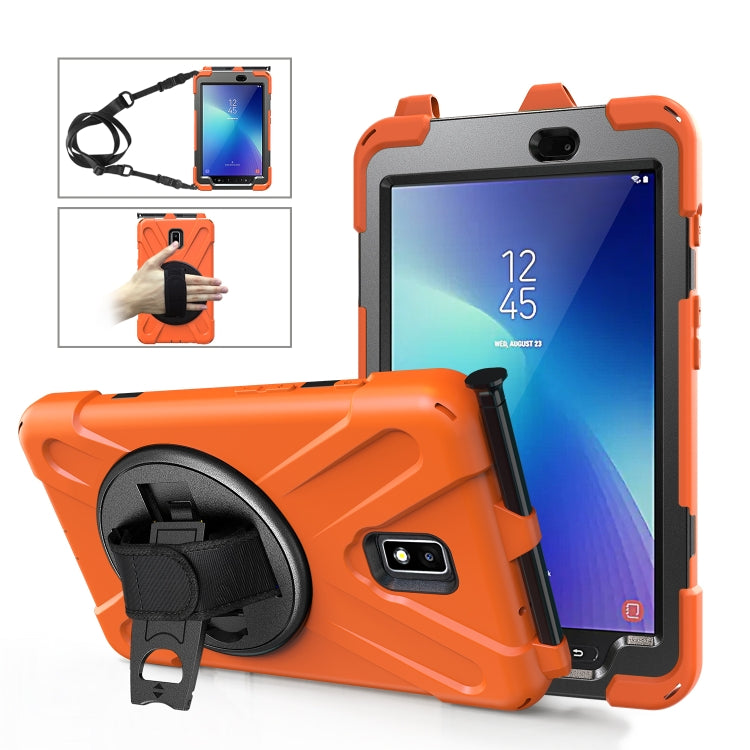 Custodia silicone con cinturino per Galaxy Tab Active 2 8.0