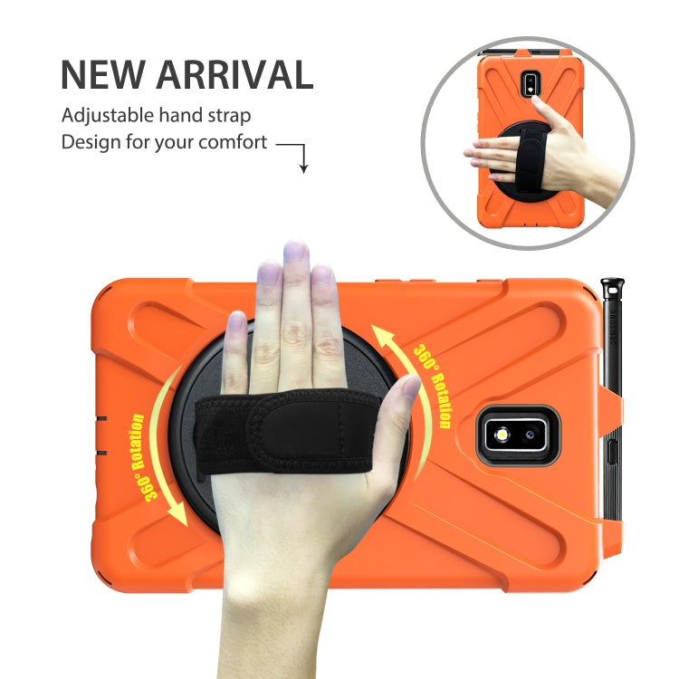 Custodia silicone con cinturino per Galaxy Tab Active 2 8.0
