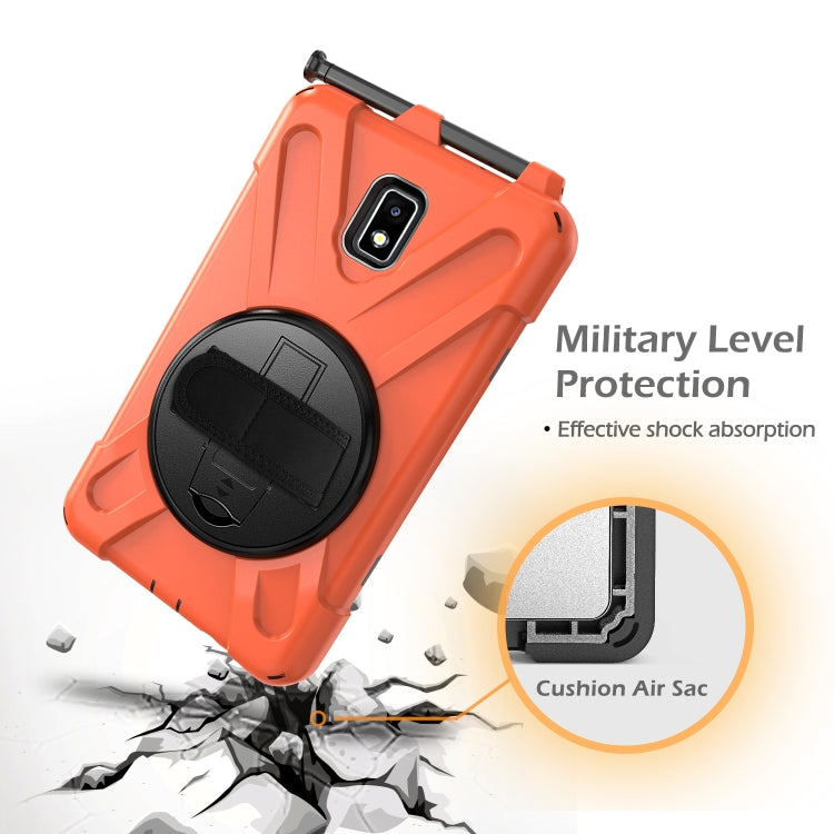 Custodia silicone con cinturino per Galaxy Tab Active 2 8.0