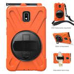 Custodia silicone con cinturino per Galaxy Tab Active 2 8.0