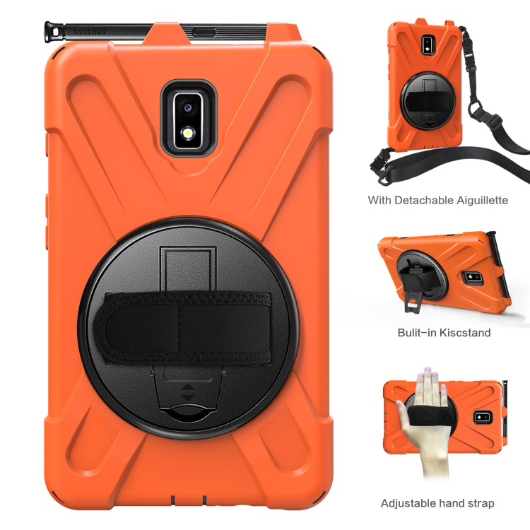 Custodia silicone con cinturino per Galaxy Tab Active 2 8.0