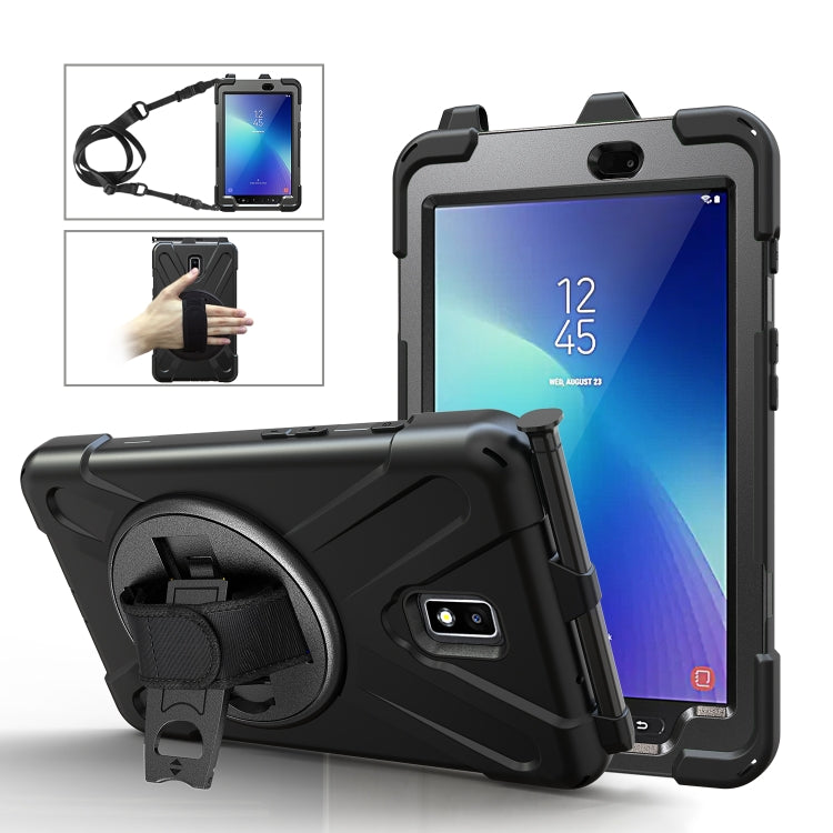 Custodia silicone con cinturino per Galaxy Tab Active 2 8.0