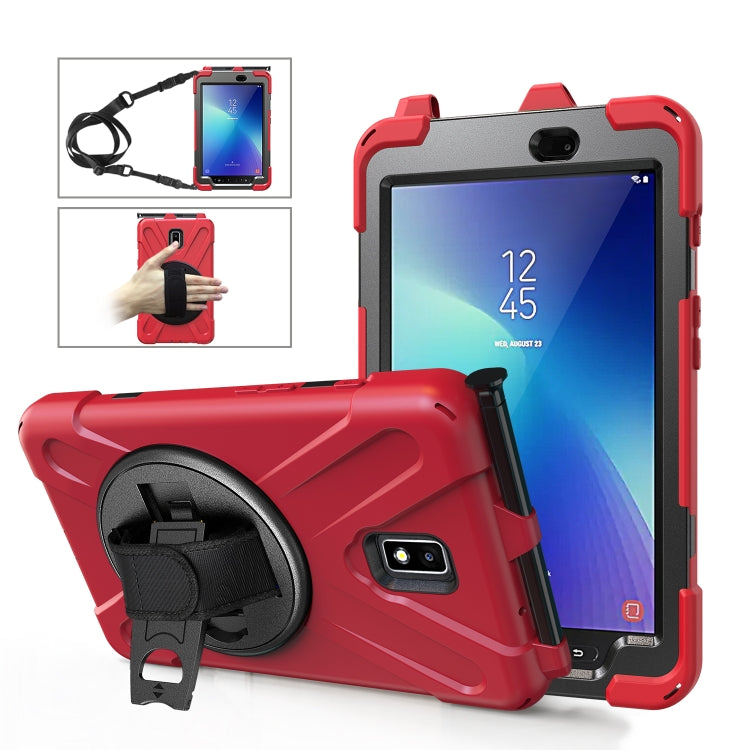 Custodia silicone con cinturino per Galaxy Tab Active 2 8.0