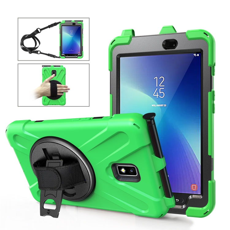 Custodia silicone con cinturino per Galaxy Tab Active 2 8.0