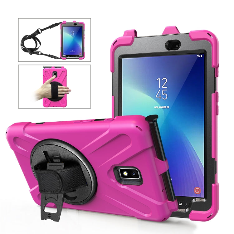 Custodia silicone con cinturino per Galaxy Tab Active 2 8.0