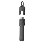 Cavo di ricarica USB4 Type-C / USB-C portatile da 80 Gbps e 240 W con portachiavi.