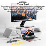 Cavo di ricarica USB4 Type-C / USB-C portatile da 80 Gbps e 240 W con portachiavi.