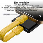 Cavo di ricarica USB4 Type-C / USB-C portatile da 80 Gbps e 240 W con portachiavi.
