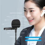 Microfono lavalier metallo con cavo 1,5 m e connettori XLR