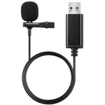 Microfono Lavalier USB per Laptop e Conferenze