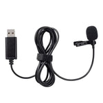 Microfono Lavalier USB per Laptop e Conferenze