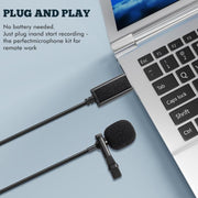 Microfono Lavalier USB per Laptop e Conferenze