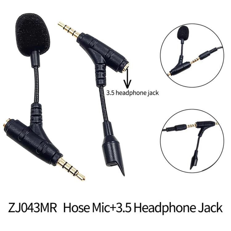 Microfono doppio jack 3,5mm per smartphone e tablet