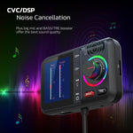 Lettore MP3 Bluetooth per auto con schermo colorato BT98, trasmettitore FM, presa accendisigari e funzione di ricarica., BT98