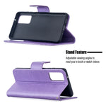 Custodia portafoglio in pelle PU per Galaxy S20 FE 5G