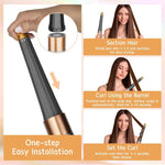 Accessori per arricciacapelli conici lunghi compatibili con Dyson Airwrap HS01/ HS05 / HS08