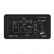 Tampone di riparazione in silicone isolante resistente alle alte temperature Luowei LW-M4 da 15,6 pollici, Luowei LW-M4