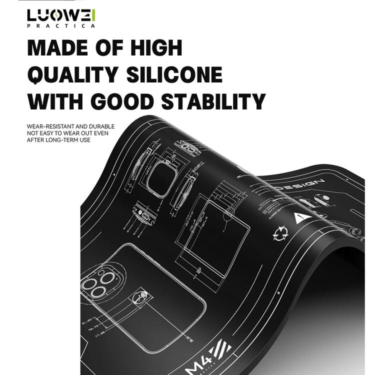 Tampone di riparazione in silicone isolante resistente alle alte temperature Luowei LW-M4 da 15,6 pollici, LUOWEI LW-M4