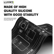 Tampone di riparazione in silicone isolante resistente alle alte temperature Luowei LW-M4 da 15,6 pollici, Luowei LW-M4
