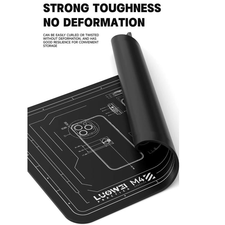 Tampone di riparazione in silicone isolante resistente alle alte temperature Luowei LW-M4 da 15,6 pollici, LUOWEI LW-M4