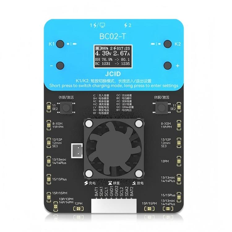 Calibrazione dei dati del ciclobatteria JCID BC02-T Super per iPhone 11-15 Pro Max, JCID BC02-T