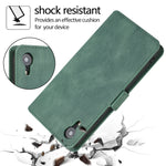 Custodia in pelle orizzontale con chiusura magnetica per iPhone X
