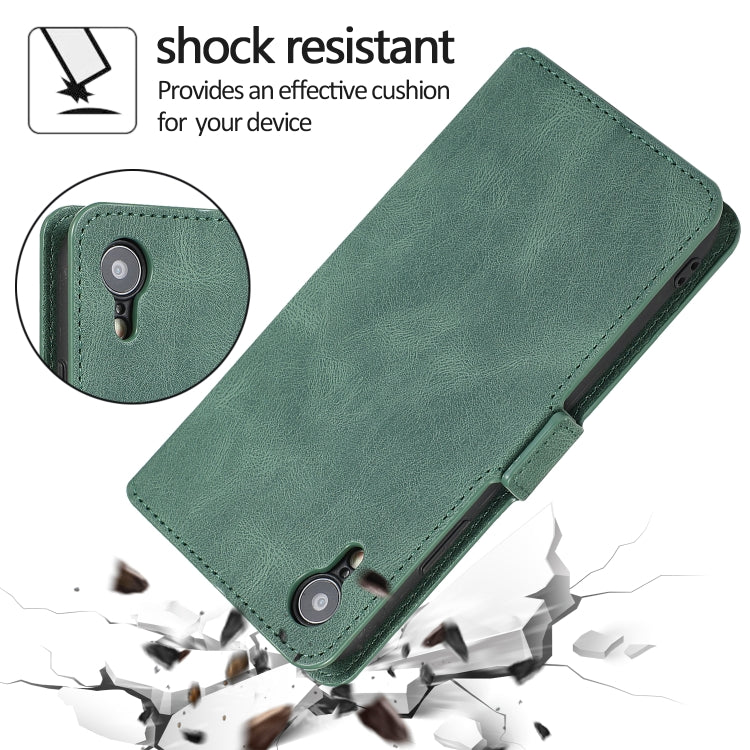 Custodia in pelle orizzontale con chiusura magnetica per iPhone X