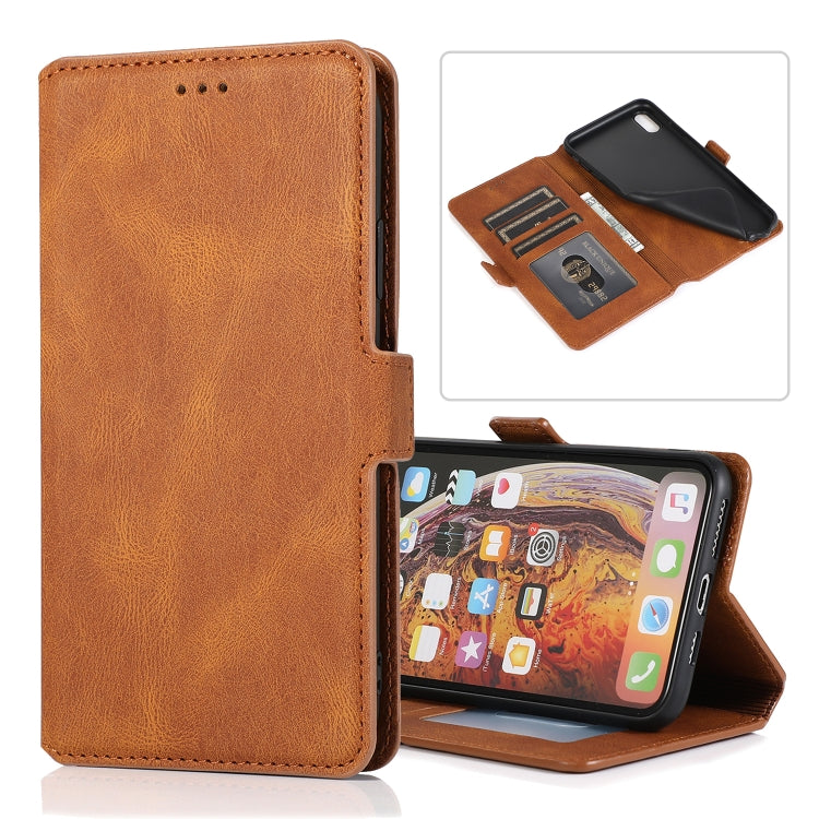 Custodia in pelle orizzontale con chiusura magnetica per iPhone X